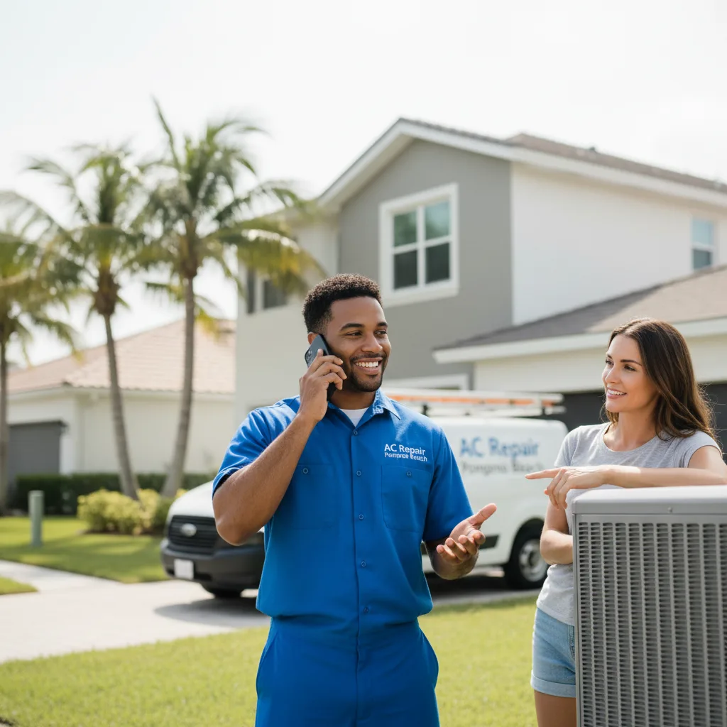 AC Repair Pompano Beach customer support in Peach Bottom